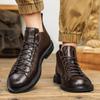 Casual Men's Leather Shoes Fashionable Classic Design Style Office Driving Outdoor Leisure Trend Party Daily Adult Youth Shoes