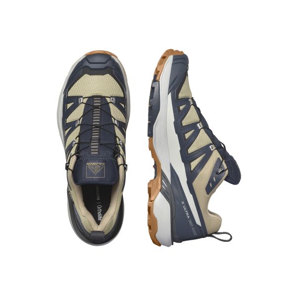 SALOMON Мужские кроссовки X Ultra 360 Edge GORE-TEX Slate Green Glacier Grey Carbon L47526400