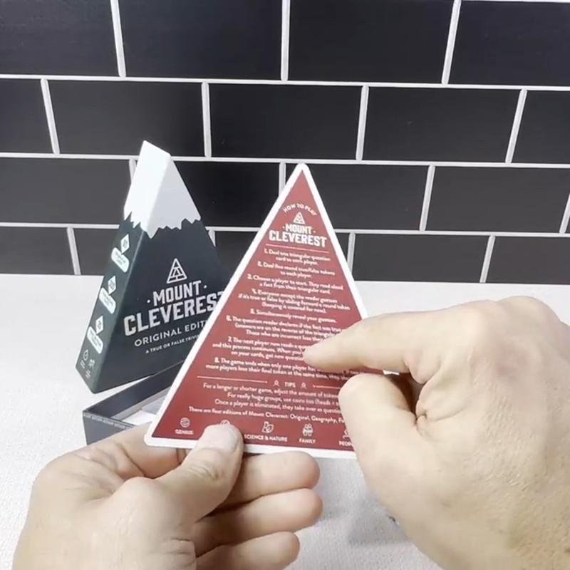 Самая умная горная игра «Правда или ложь» Веселая игра для взрослых и детей Семейная карточная игра Дорожные вечериночные игры Подарок для мальчиков и девочек