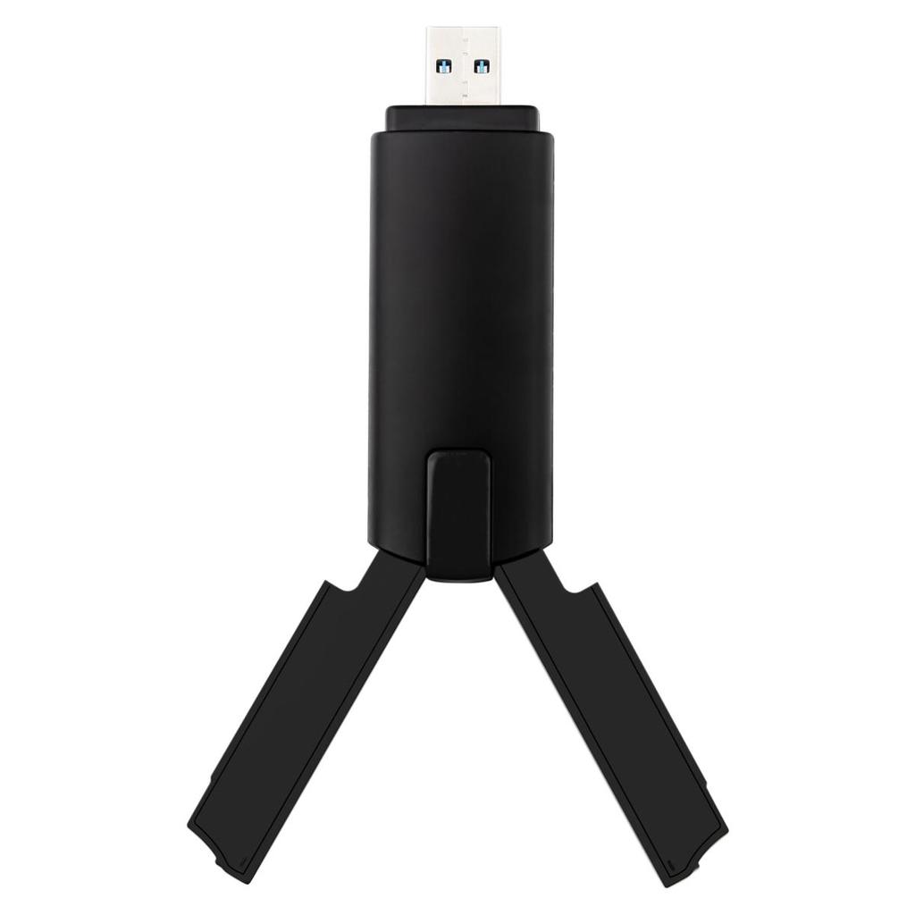 6500Mbps WiFi 7 USB Adapter BE6500 2.4G&5.8G&6GHz Wireless Network Card 802.11be Free-Drive WiFi Adaptador for Win 10/11