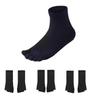 F Fasnlido Stylish for and Fall Men's Five-Toe Socks, 3-Pair Set, Long-Lasting, Business-Friendly, Cotton, Moisture-Wicking, Quick-Drying, Breathable,