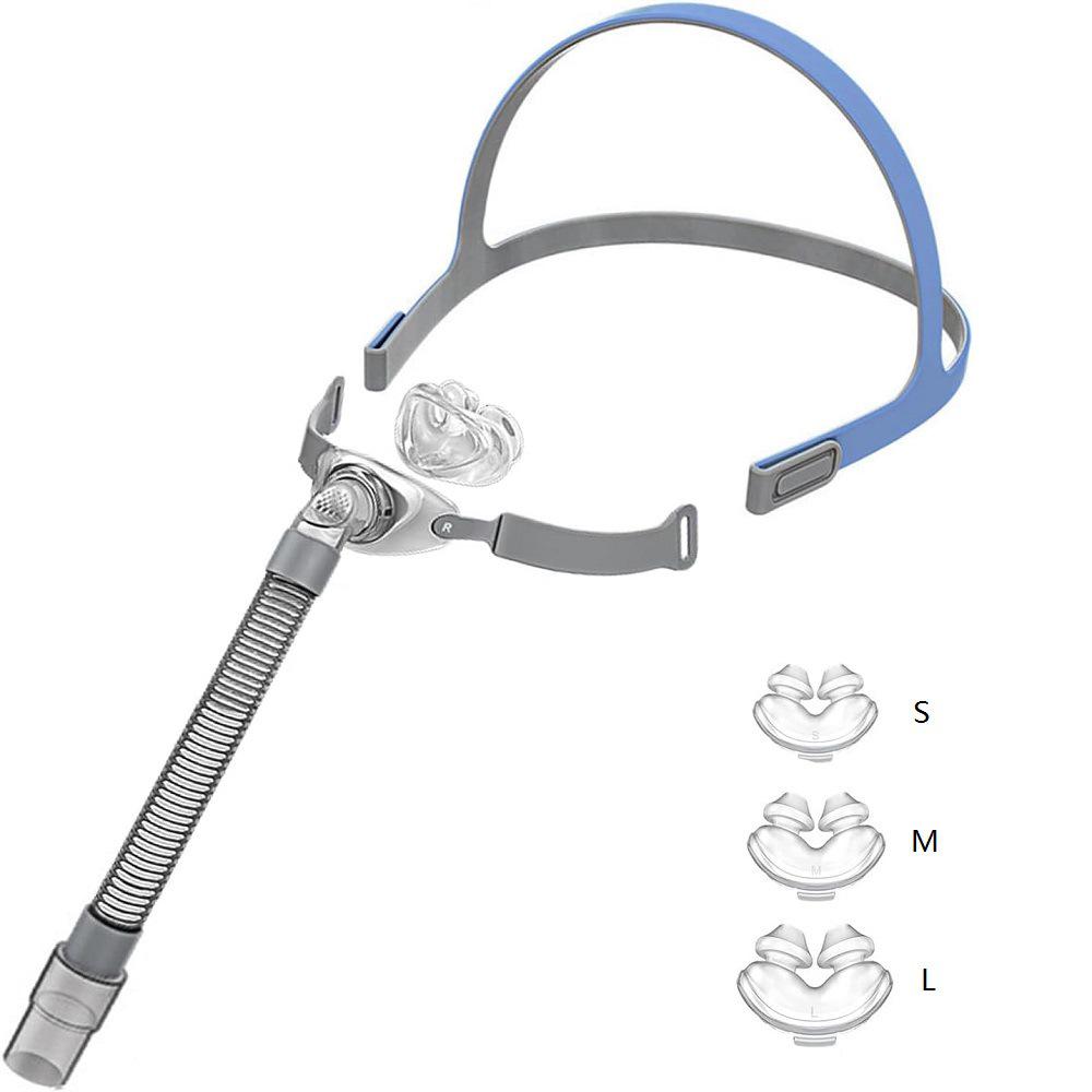 Носовая маска BMC-P2 CPAP с универсальными разъемами для аппаратов Philips Respironics и Yuwell