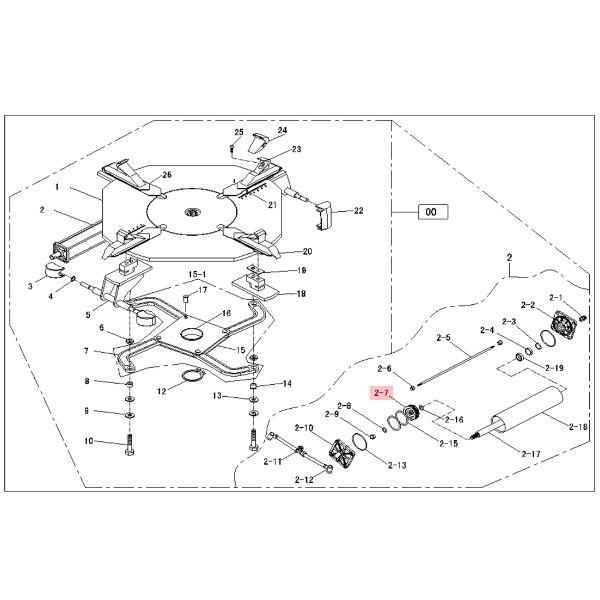 Piston with Seal Kit for Jaw Clamp (Under Table) or Tilt Arm Actuator