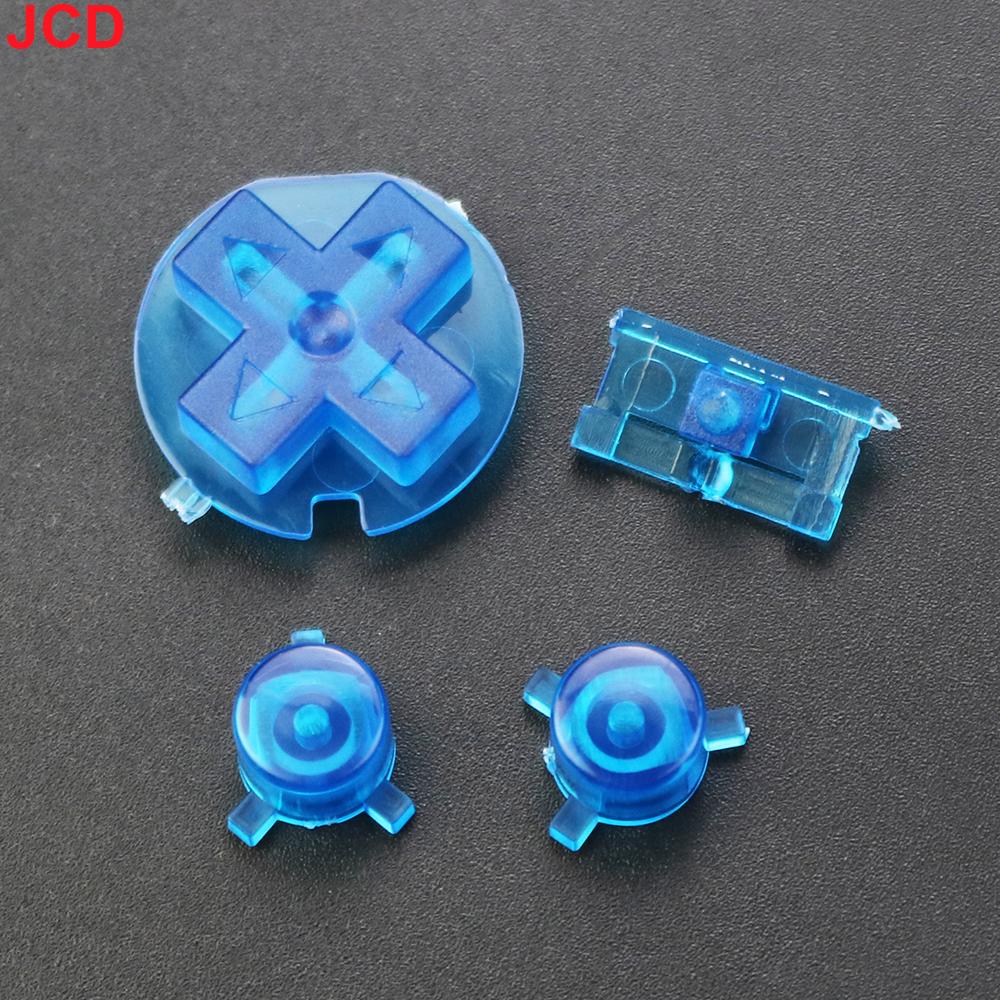 JCD 1 Set Colorful Replacement Buttons Set Replacement For Game boy GBP Console On Off Button A B Buttons D Pads Replace