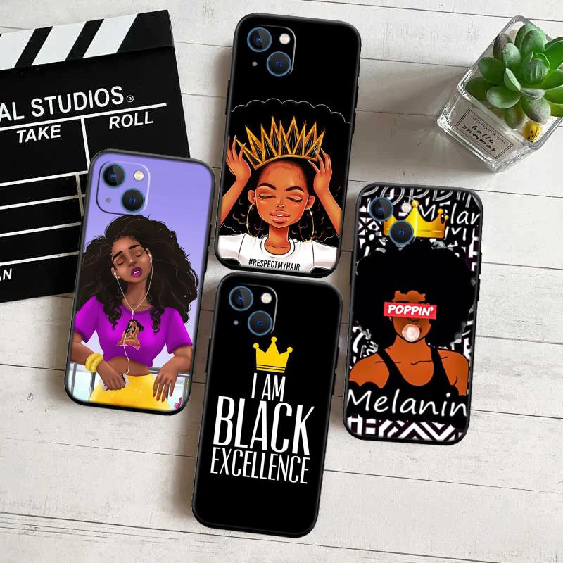 RP57 Poppin Black Girl Case for Samsung M06 M15 M16 M35 M55 M56 A36 A42 A50 A50S A51 A52 A32 A33 A05 A05S A06 A16 A20