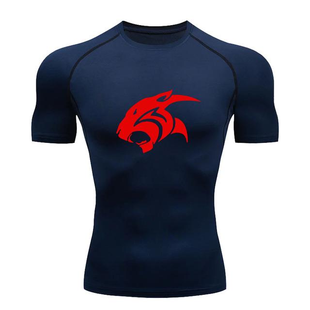 Мужская компрессионная рубашка с длинными рукавами, спортивная одежда для бега, тренажерный зал, бодибилдинг, быстросохнущая, летняя спортивная футболка, M-3XL