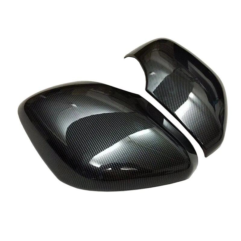 ABS хромированная/карбоновая боковая дверь, накладка на зеркало заднего вида, 2 шт., аксессуары для NIssan Patrol Armada Y62 2017 2018