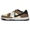 Кроссовки Dunk из износостойкого материала, низкие, для скейтборда, унисекс, коричнево-желтые DD1391-100(Команда1521-)