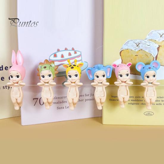 12 шт. Ангельская коробка, мини-фигурки, серия, милый декор для автомобиля, ноутбука, стола, солнечный ангел, обувь, украшение, рождественский подарок для телефонов, ПК