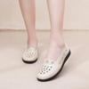 Fashion Shoes Female 2024 High Quality Basic Women's Flats Retro Outdoor Casual Flats Women Hollow Slip On Soft Bottom Light Shoes Women