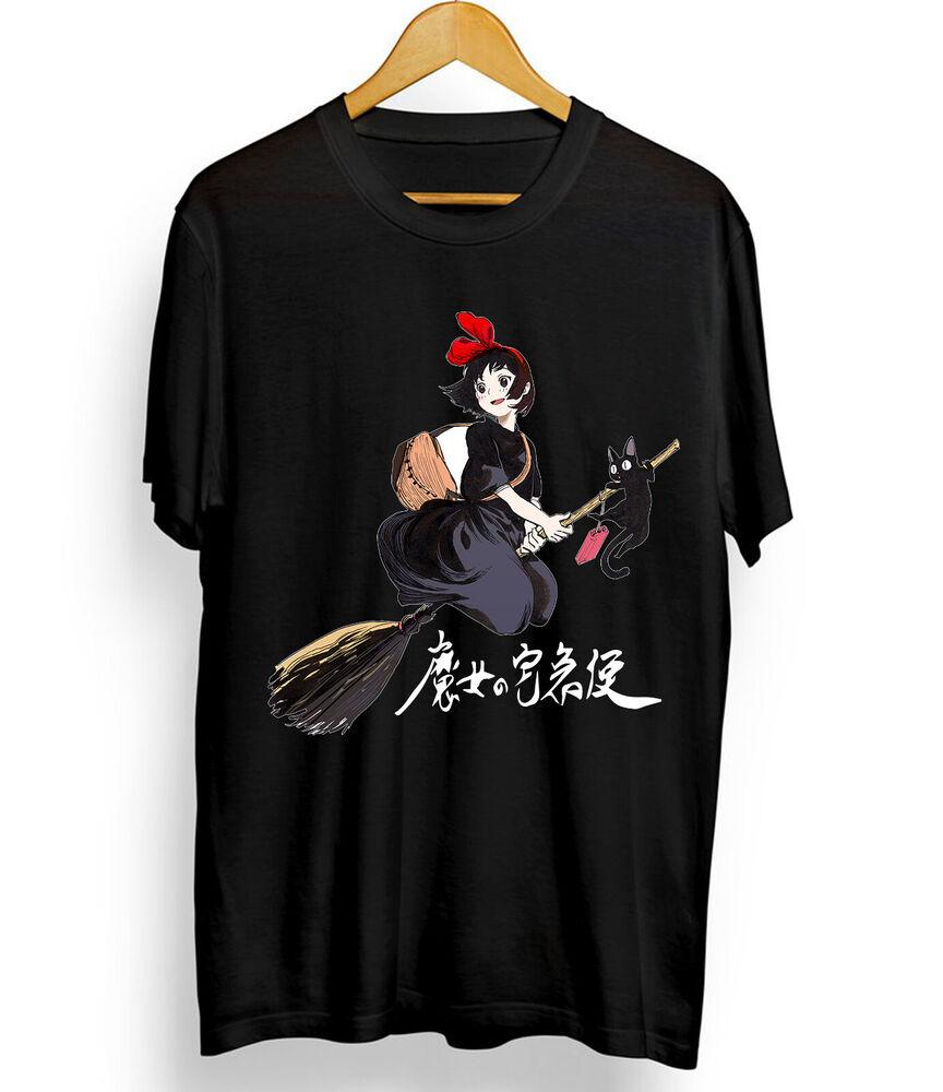 Служба доставки Кики Студия Ghibli Кики и Джиджи Новая футболка