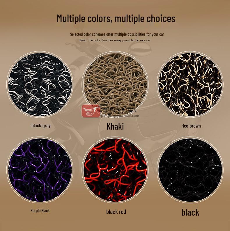 Compatible with Kymco Hao Mai GY6-125 Footrest Pad and Special Coil Mat for Electric Vehicle.