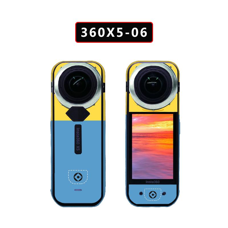 Водонепроницаемые наклейки для Insta360 X5 Защитная пленка для камеры Защита от царапин ПВХ наклейка для аксессуаров Insta360 X5