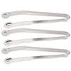 2-10pcs BBQ Sausage Turning Tongs Kitchen Hot Dogs Cooking Clip Stainless Barbecue Long Handle Tongs for Flipping Bacon Steak