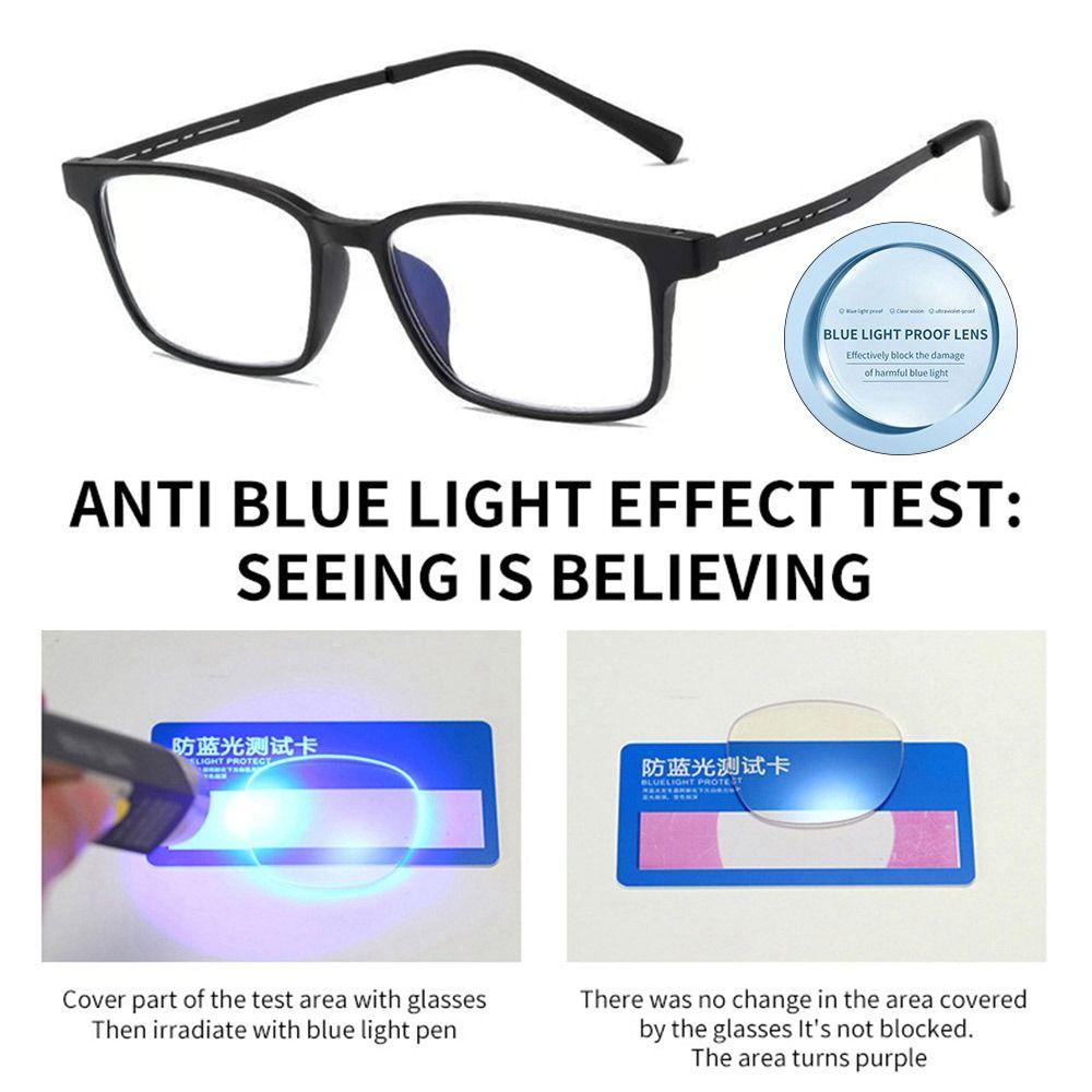 Eye Protection Vintage Elegant Eyeglasses Anti-Blue Light Reading Glasses Ultra Light Frame
