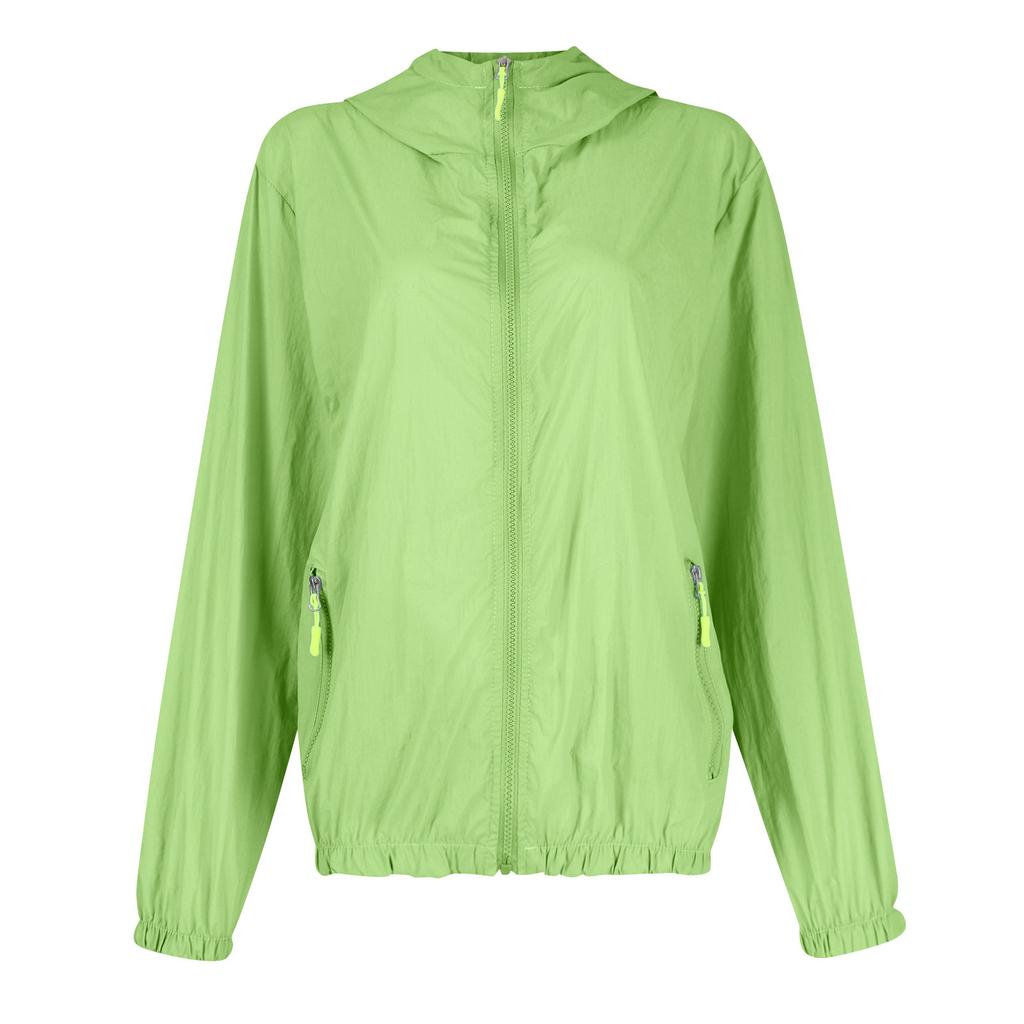 Женская однотонная солнцезащитная, водонепроницаемая и ветрозащитная куртка с капюшоном, тонкая куртка для пеших прогулок на открытом воздухе