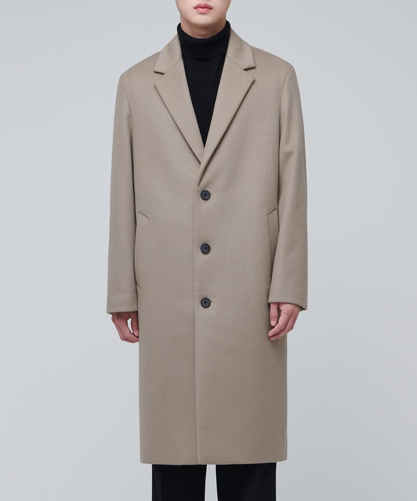 Musinsa Standard Cashmere 20 Oversized Single Coat [Mocha]