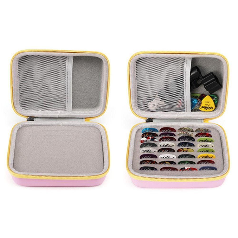 Storage Waterproof Leather Case Bag Plectrum Guitar Picks Storage Bag Guitar Pick Holder Bag