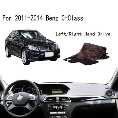 Для Benz C-Class 2011-2014 C350 C320 C300 C260 W204 Dashmat крышка приборной панели приборная панель солнцезащитный козырек украшения