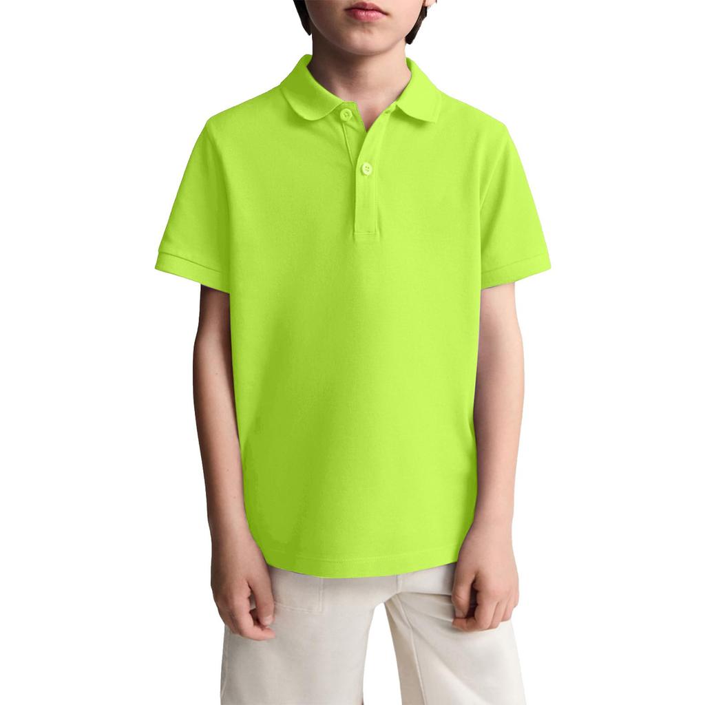 Kids Short Sleeve Shirt School Uniform Shirts For Boys