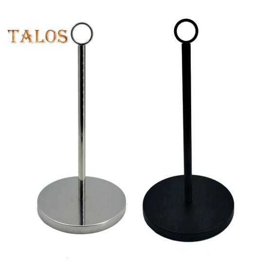 Держатель для бумажных полотенец из нержавеющей стали с утяжеленным противоскользящим основанием, полированной поверхностью, устойчивый к коррозии, подставка для держателя бумажных полотенец