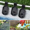 50Pcs Shade Cloth Plastic Clips Reusable Sun Shade Clip Shade Cloth Heavy Duty Lock Grip for Sun Shade Net Greenhouse