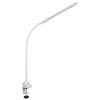 OHM Electric LED Clamp Light, 3-Level Dimming, White, Desk Stand, Desk Lamp, Brightness Adjustment, OAL-LD42AG-W (Product Code: 06-3688)