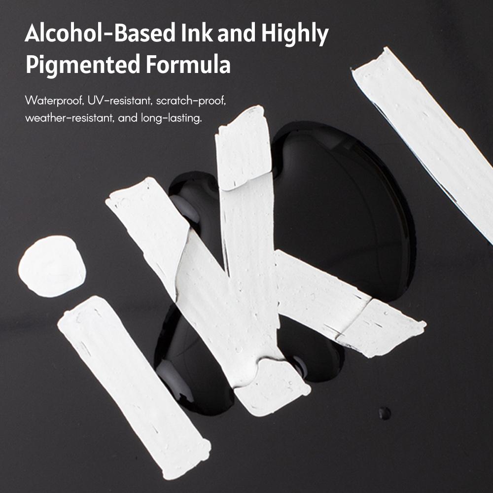 Art Liquid Silver Mirror Chrome Marker Smooth DIY Reflective Paint Pen for DIY Models Graffiti