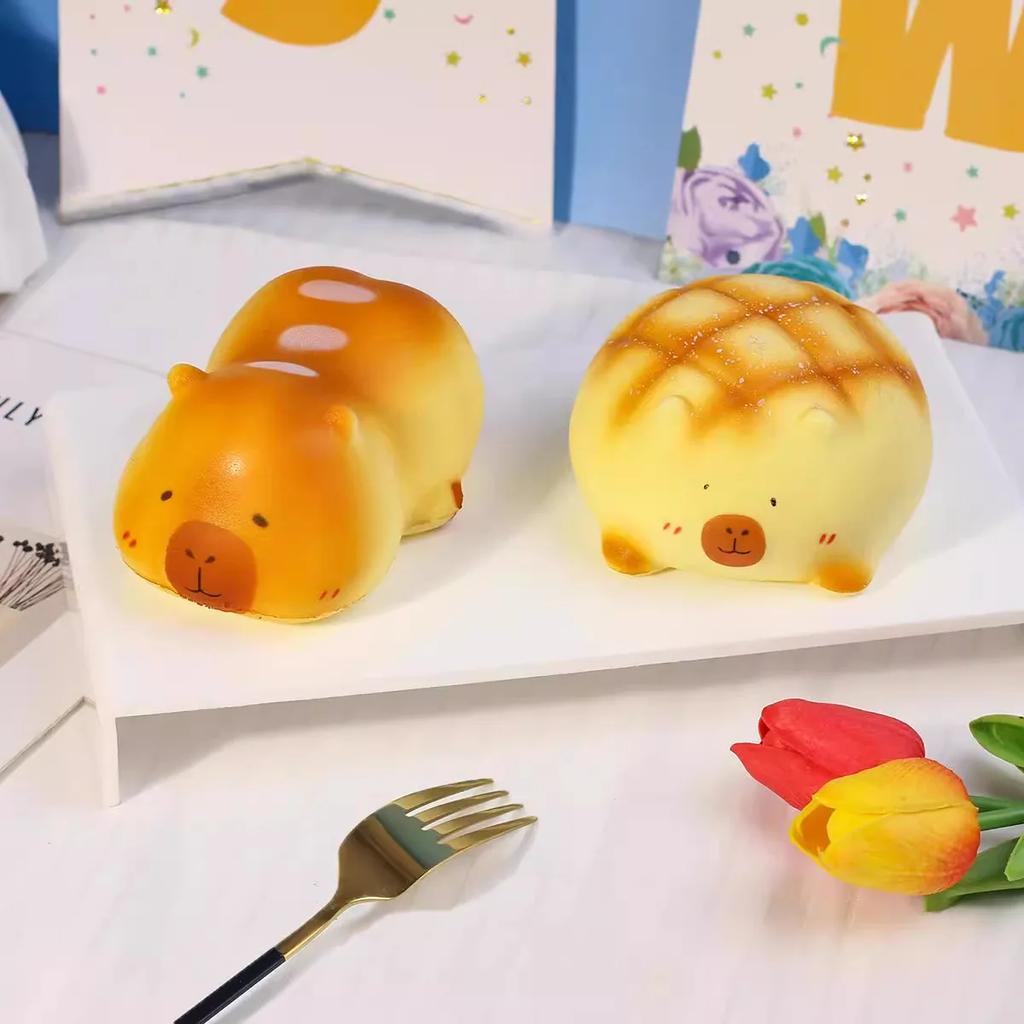 1-20 шт. Подарок на день рождения Мультяшный хлебный медведь Кукла с медленным восстановлением Креативная игрушка для сжатия и снятия стресса Украшение для стола Сквиши Медленно поднимающийся