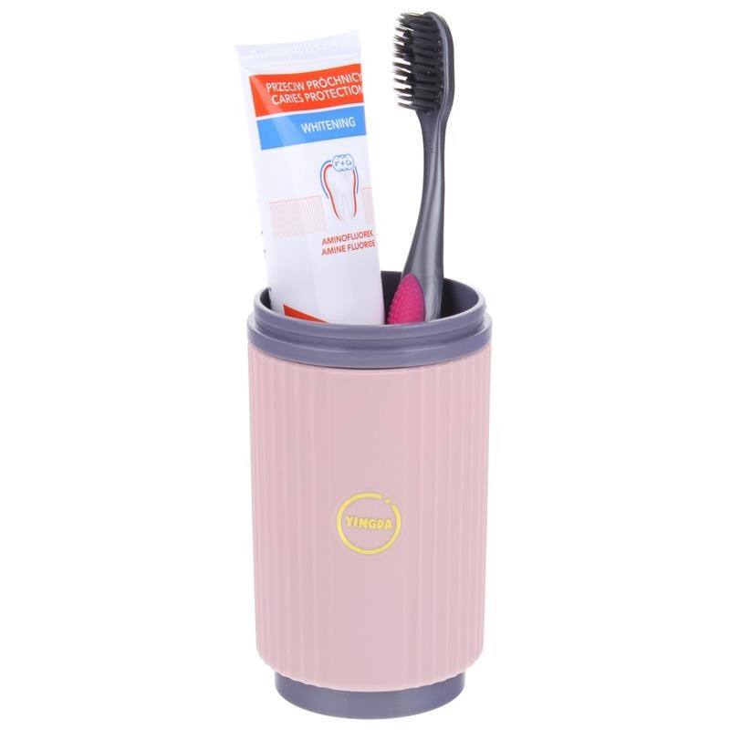 Travel Case Toothbrush and Toothpaste Container Protective Cup