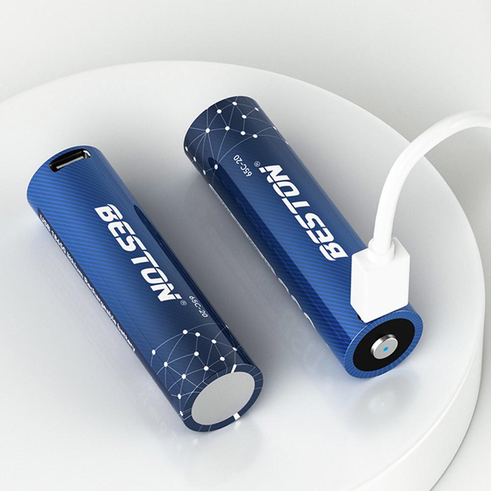 Хорошее качество 3,7 В USB 18650 литиевая аккумуляторная батарея 2000 мАч для мигания