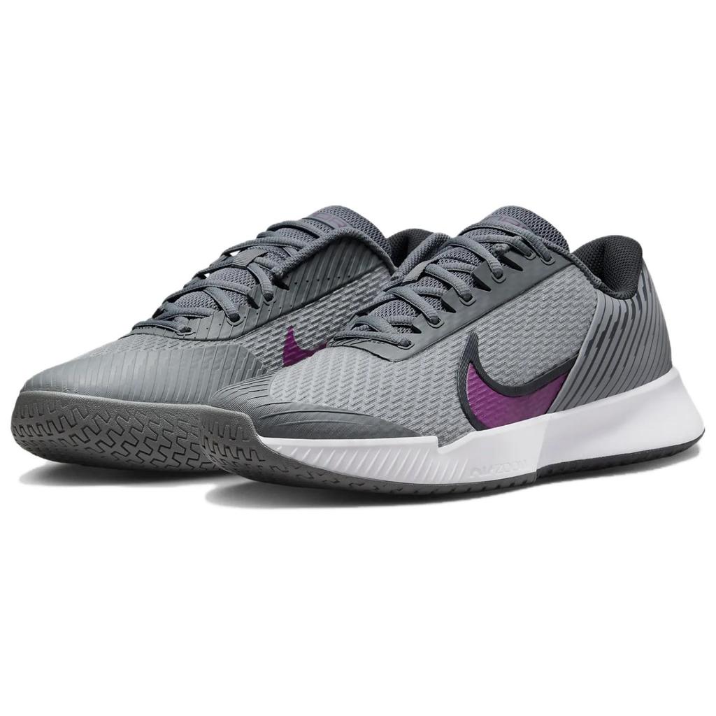 Nike Court Air Zoom Vapor Pro 2 Hc Smoke Grey Dark Smoke Grey Black Sangria Sneakers DR6191-006