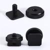 Professional 1/4" 3/8" Nuts Tripod Mount Screw Black To Flash Shoe Adapter