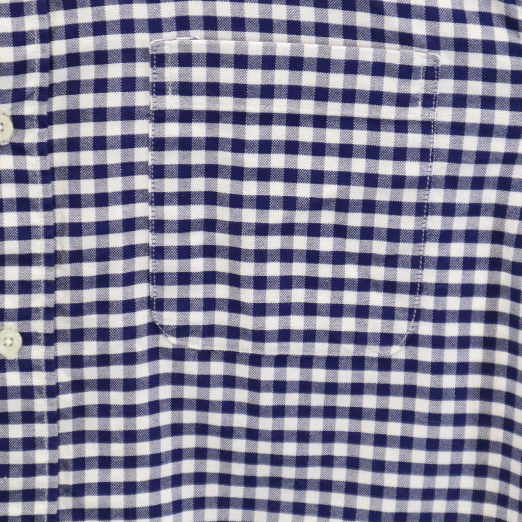 A Day In the Life Gingham Check Pattern Long Sleeve Button Down Shirt M Men's Used