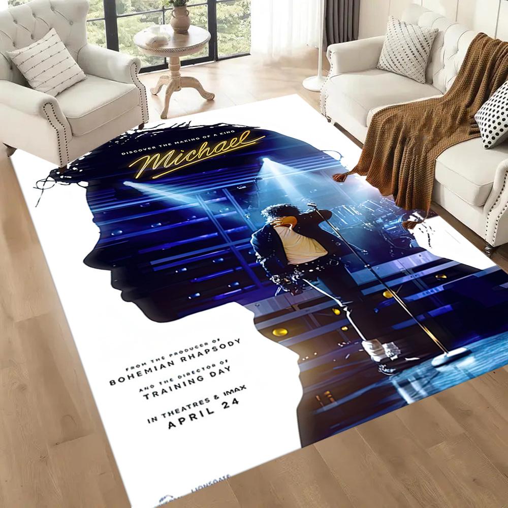 Michael Jackson 68 Area Rug Suitable for Decorate room Hallway Kitchen Entryway Antislip Carpet Anime Office Decor Wedding Party Gift