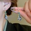 Irregular Stone Tassel Pendant Earrings - Ethnic Luxury Design with High-End Feel