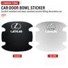 Interior Stickers Carbon Fiber Car Door Handle Protection Sticker Emblem Accessories For Lexus RX 300 IS 250 300 GX 400 460 UX 2