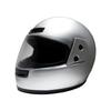 Motorcycle SG Mark One Size Fits Most B&B BB-100 Full-Face Helmet, Certified, Silver,