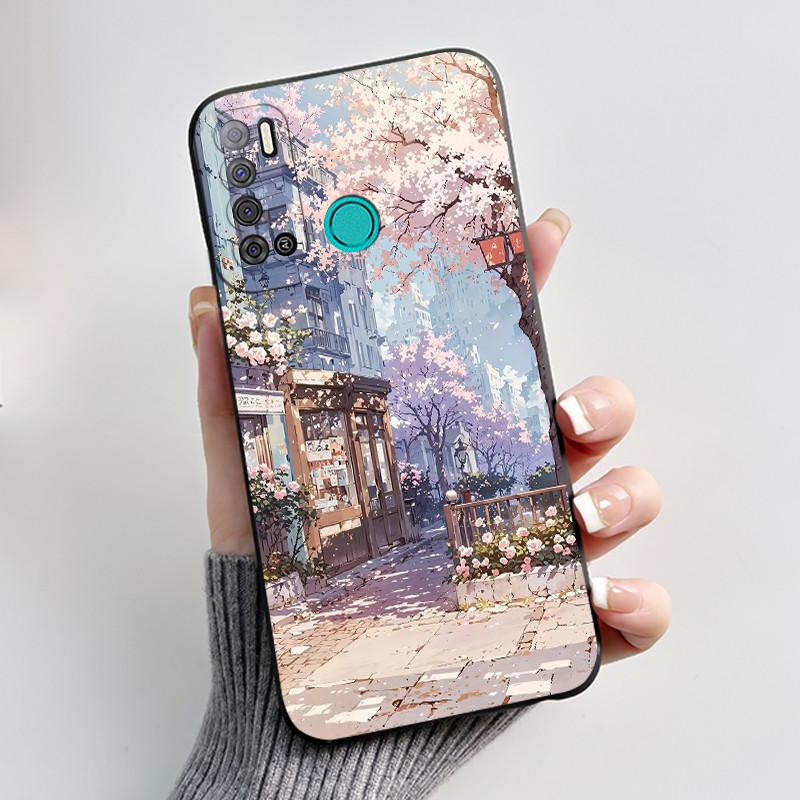 Защитный противоударный мягкий чехол для телефона Tecno LC7/Pouvoir 4/Pouvoir 4 Pro/LC8/Spark Power 2 Черный чехол Уникальный дизайн Обложка