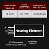 Нагревательный элемент 60-270 градусов 12В 24В 110В 220В Нагреватель для плоек Для миниатюрного нагрева