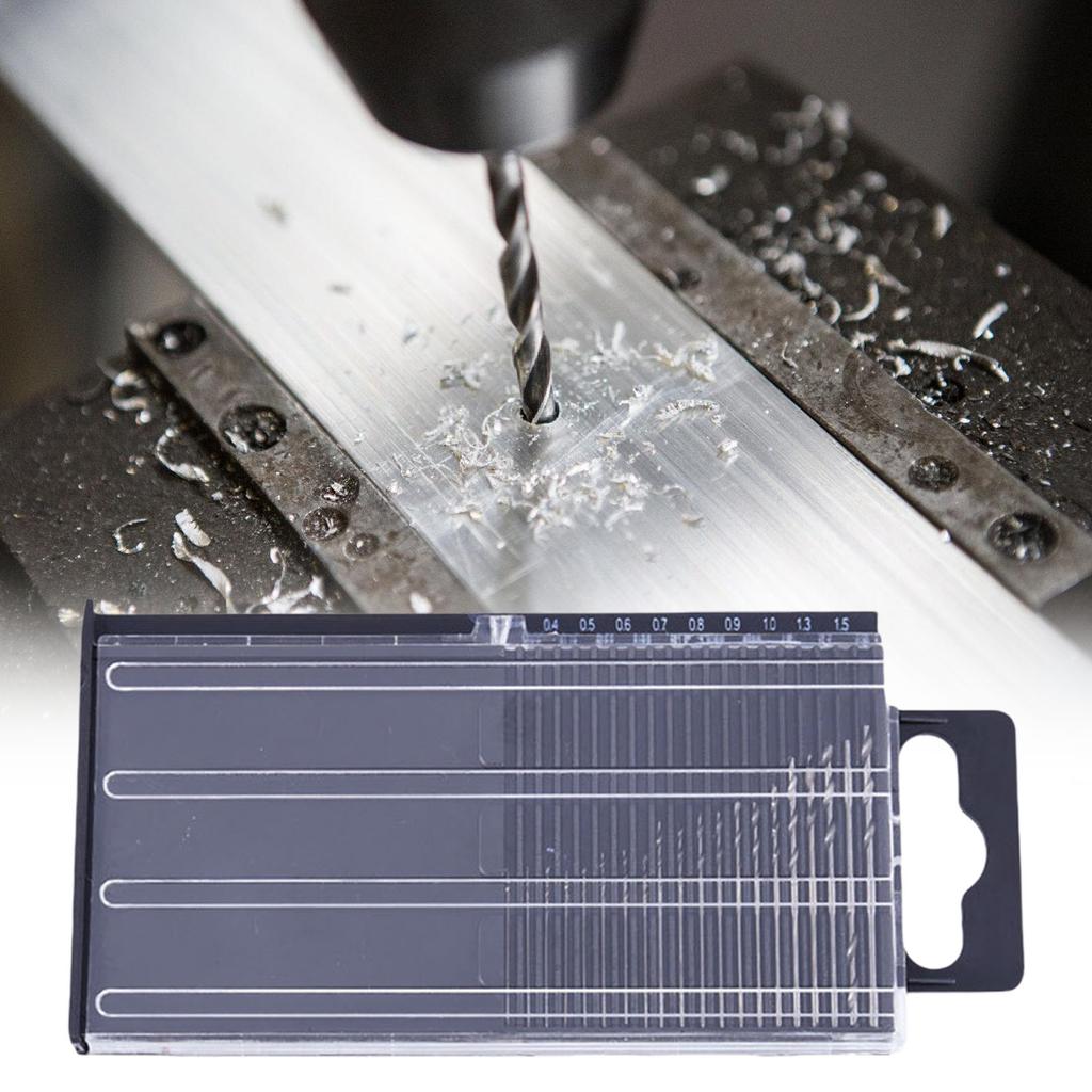 20/25Pcs Mini Twist Drill Bit Set with Plastic Box for Precisions Crafts Jewelry Making and Watch Repair Hole Drill Tool