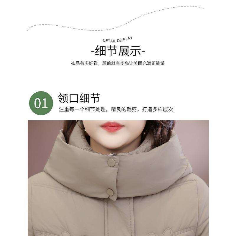 Women Short Hooded Thick Padded Coat Winter Casual Wear