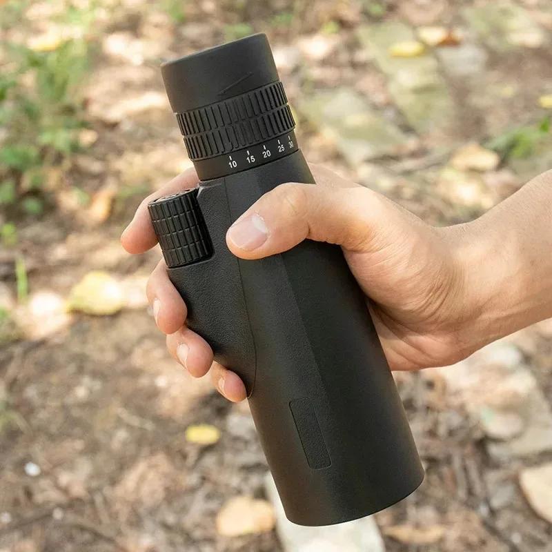 10-30x50mm Stepless Zooming Long Range Bak4 Prism Telescope Monocular Telescope for Hunting Outdoor Camping Adventure Exploring