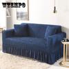 Легкий роскошный однотонный тканевый чехол для дивана, универсальный чехол для дивана из хлопчатобумажной ткани, чехлы для диванов для гостиной, 1/2/3/4 места