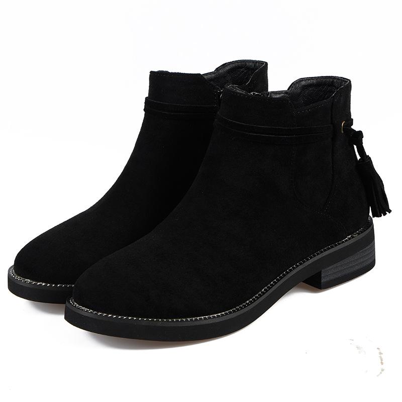 Classic Winter Boots Suede Ankle Snow Boots Warm Female Fashion Women Shoes New Arrival Plush Insole Snow Botas Jm69