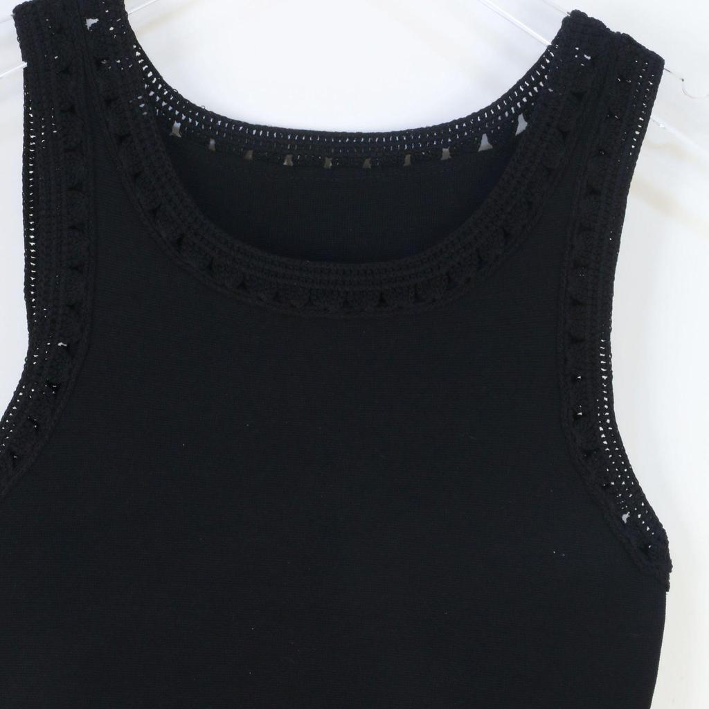 SP European & American Style Sexy Hollow Knit Tassel Dress – Spring/Summer Long Vest Dress