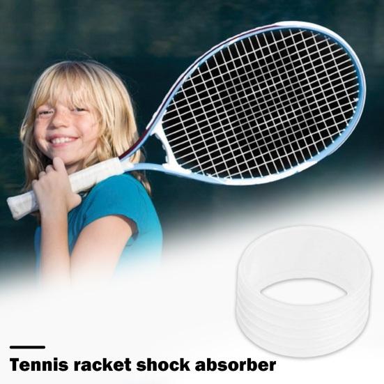 Racquet Sealing Rubber Ring Tennis Handle Grip Ring Wear Resistant Soft Elastic Reusable Colorful Racket Band