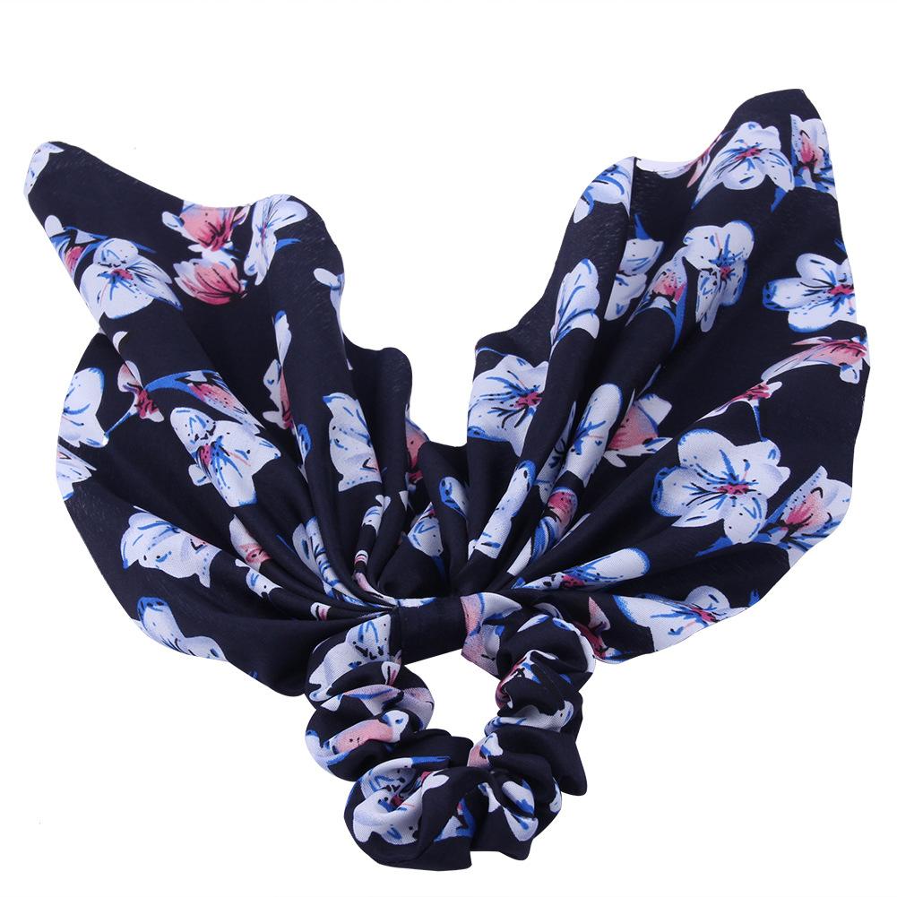 Silky Satin Hair Bows Women Knotted Hair Ties Elastic Bands Satin Hair Ribbon Scrunchy Red Ponytail Holder for Girls Oversized