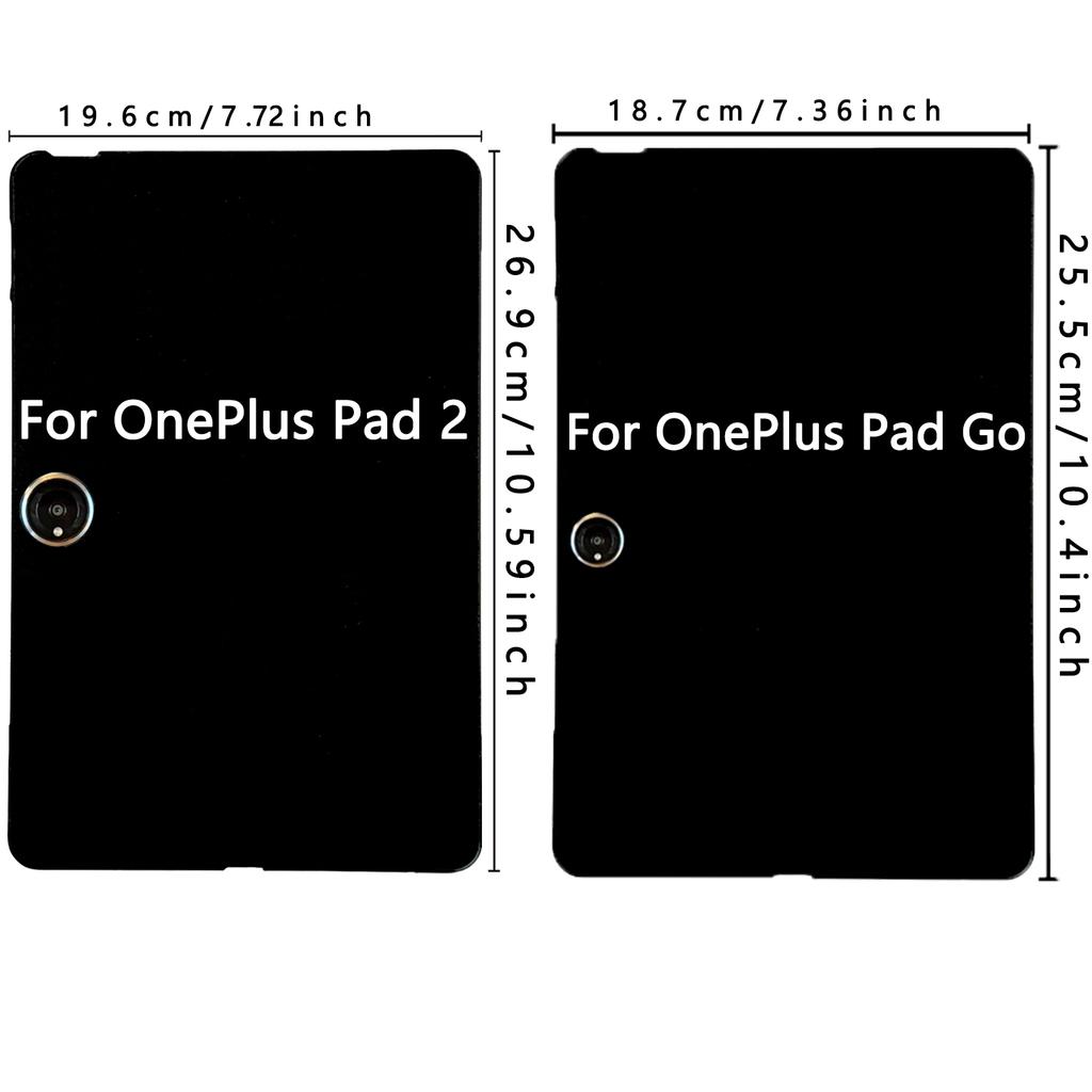 Чехол для планшета For OnePlus Pad Go Чехол Pad 2 12.1 OnePlus Pad Lite 11 дюймов Чехол Черный ТПУ Силикон Мягкий Ударопрочный Корпус Противоударный