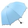 Flouncing Folding Leaves Princess Dome Parasol Sun/Rain Umbrella L
